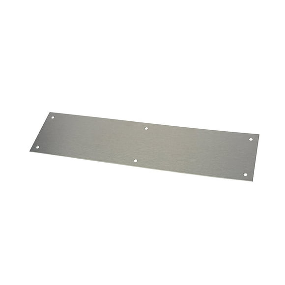 Stainless Steel Door Push Plate, 15" x 3.5"
