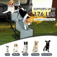 thumbnail image 3 of WAASOSCON Dog Steps For Car | Safe Pet Steps with Non-Slip Surfaces | Reinforced Support 176 Lb Foldable Dog Stairs Pet Ramp 4-Step Dog Stairs For Small To Large Dogs, 3 of 8