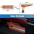thumbnail image 6 of TOOENJOY Universal Fit Car Door Step, Foldable Roof Rack Door Step up on Door Latch,  Both feet Stand Pedal Ladder, Easy Access to Rooftop for Most Car, SUV, Truck, Max Load 400 lbs(Orange), 6 of 8