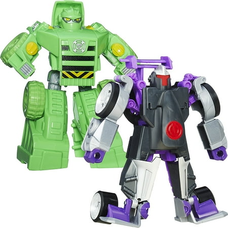 Playskool heroes transformers rescue bots morbot + Playskool heroes transformers rescue bots boulder the constr