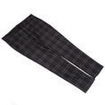 thumbnail image 4 of Pantalones de moda para hombre, pantalones largos con estampado de cuadros, pantalones de cintura alta, ropa de calle informal para hombre, pantalones negros a cuadros M, 4 of 15