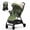 Green, variant on Wonderstone Quick Fold Baby Stroller, Compact and Lightweight Design for travel convenience, Black