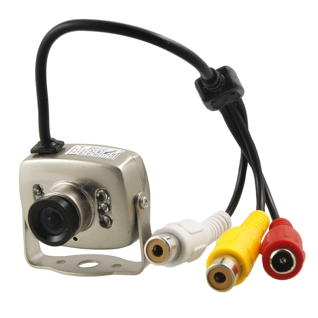 Unique Bargains Wired Micro Camera Mini Hidden CMOS Video Audio CCTV