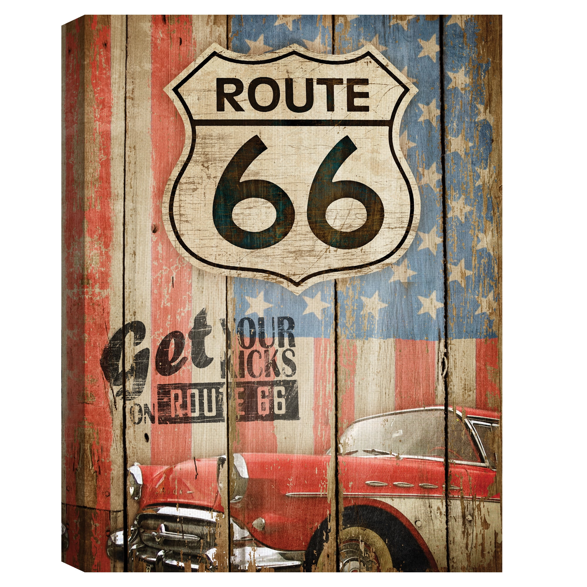 Get Your Kicks I by Willowbrook Fine Art Canvas Art
