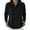 Black, variant on Women Plus Size Cardigan Sweater Loose Zip Up Sweater Collared Long Sleeve Solid Color Fall Casual Outerwear Purple 3XL