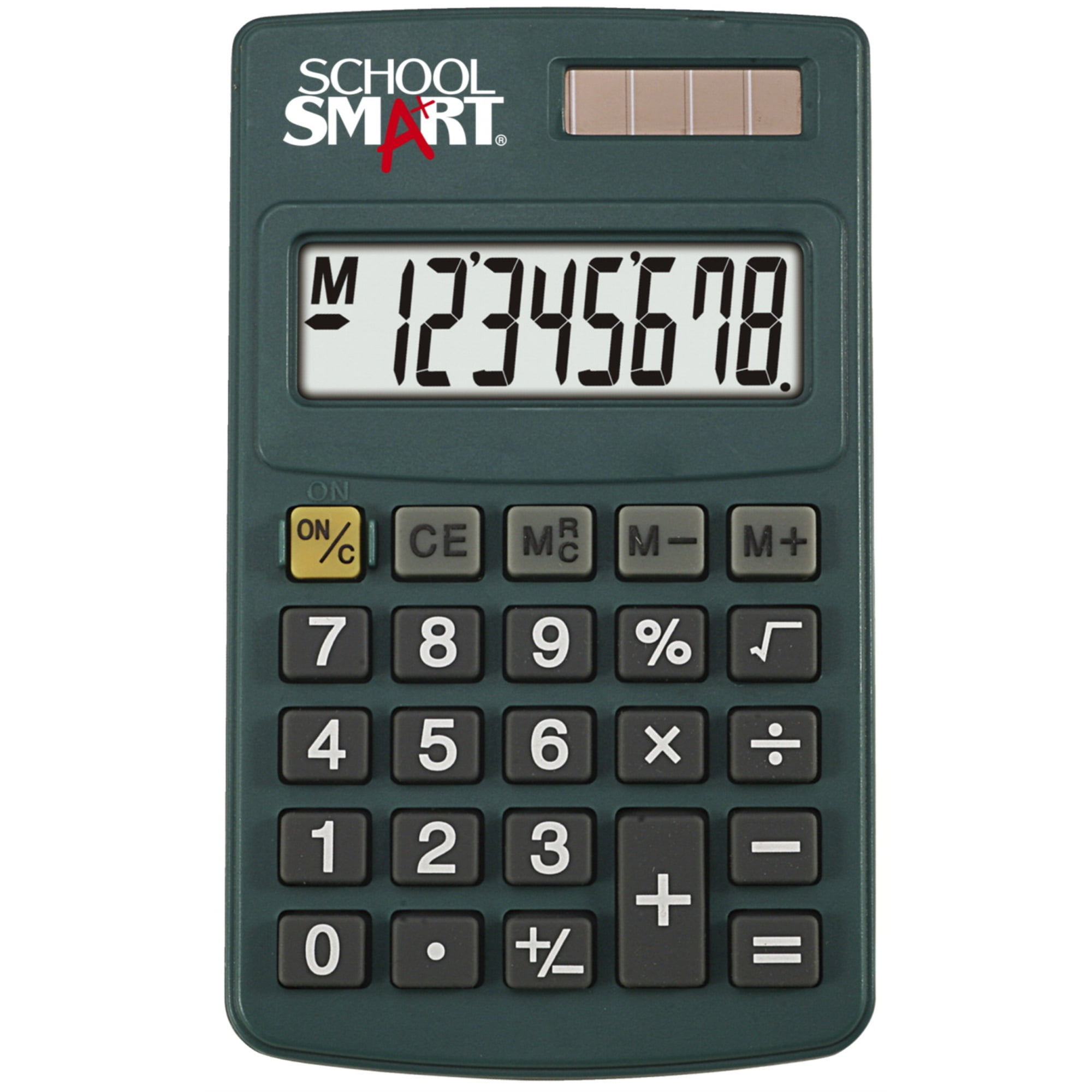 School Smart Hand Held Pocket Calculator, Various Colors