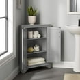 thumbnail image 3 of Crosley Tara Corner Storage Cabinet Distressed Gray, 3 of 9