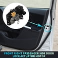 thumbnail image 2 of Motor del actuador de bloqueo de puerta eléctrica del lado del pasajero delantero para Saturn Vue 2008-2010 para Chevrolet Negro, 2 of 7