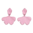 thumbnail image 2 of Hyasfey 1 Pair Boho Rose Petal Shape Dangle Earrings Acrylic Tiered Flower Long Drop Stud Earrings Statement Exaggerated Jewelry Gift, 2 of 8