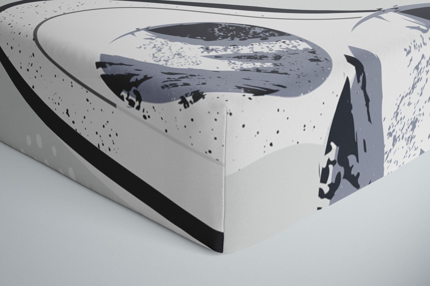 KU Drap contour pour lit de bébé Espace Bleus