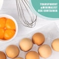 thumbnail image 2 of CZQ 60 Packs 12 Count Clear Egg Cartons, 2 * 6 Grids Design, Perfect for Family, Farm, Markets, Display(Large), 2 of 6
