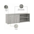 thumbnail image 3 of Hybrid Low Storage Cabinet with Doors in Platinum Gray - Engineered Wood, 3 of 7