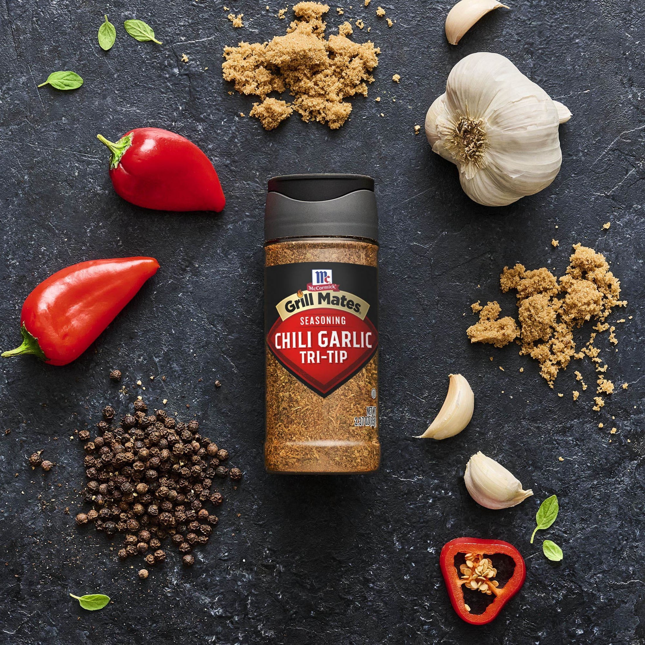 (4 pack) Grill Mates Steak Seasoning, Tri Tip, 2.37 oz Bottle