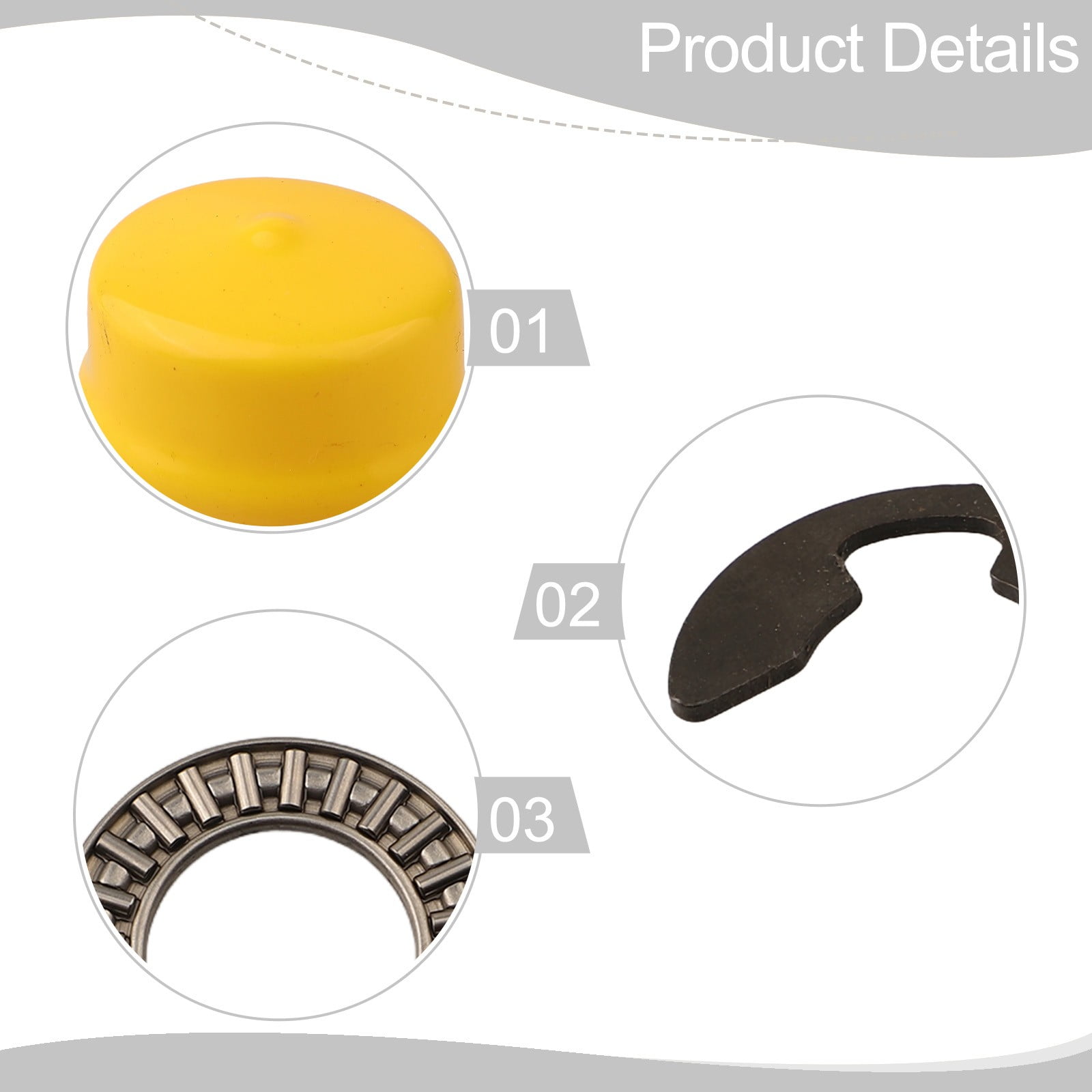 Front Wheel Bearing Kit For M123811 AM127304 M143338 9040H 532009040 532124959 Riding Lawn Mowers Replacement Parts