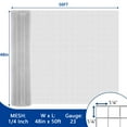 thumbnail image 2 of AKDSteel Durable Hot-Dip Galvanized Welded Wire Mesh Fence For Garden, Animal Enclosures, And Poultry Netting, Rust-Resistant Design For Long-Lasting Outdoor Protection, 2 of 7
