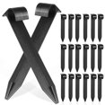 thumbnail image 3 of HOMEMAXS 100 Pcs Hose Basket Pipe Fixing Bracket 15.50X2.50X1.00CM Black, 3 of 8