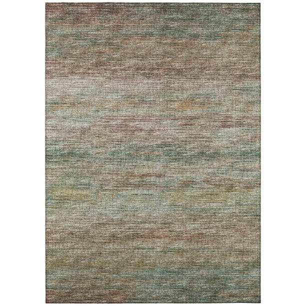 Marston Indoor/Outdoor Multicolor Abstract 5' x 7'6" NonSkid Area Rug