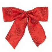 Holiday Time Christmas Red Lam Bows, 10 Count, 8.86 inch