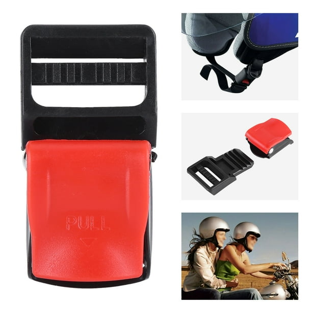 Hebilla para casco de motocicleta, 5 piezas Clip para casco de motocicleta Hebilla de liberación de correa de barbilla Hebilla de liberación de casco Rendimiento potente