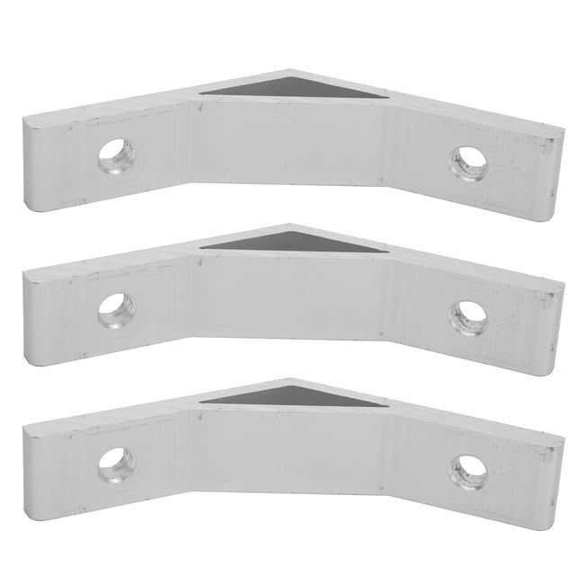 Connecteur de Support d'Angle, Angle de Support Oxydation Argent Haute Résistance de Connexion avec des Vis pour Connecter des Contours de Cadre en Aluminium T-slot