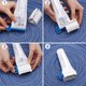 thumbnail image 5 of Exprimidor de pasta de dientes con carrete de 3 piezas con dispensador de pasta de dientes de montaje giratorio para uso en el baño, 5 of 5