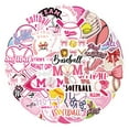 thumbnail image 2 of 55 Pcs Softball Themed Graffiti Stickers Newly Upgraded Waterproof With Non-Marking Glue Reusable High-Definition Printing For Suitcase Scooter Computer Tablet Bike And More, 2 of 7