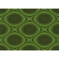 thumbnail image 1 of Ahgly Company Machine Washable Indoor Rectangle Transitional Dark Forest Green Area Rugs, 2' x 5', 1 of 1