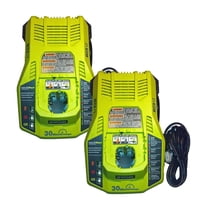 Ryobi 2 Pack Of Genuine OEM Replacement Battery Chargers # 140185010-2pk