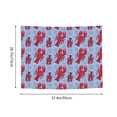 thumbnail image 3 of Bingfone Cartoon Lobsters 2 Tapestry Wall Hanging Decor for Living Room Bedroom Dorm Classroom Office Decor 29x37 Inch, 3 of 8