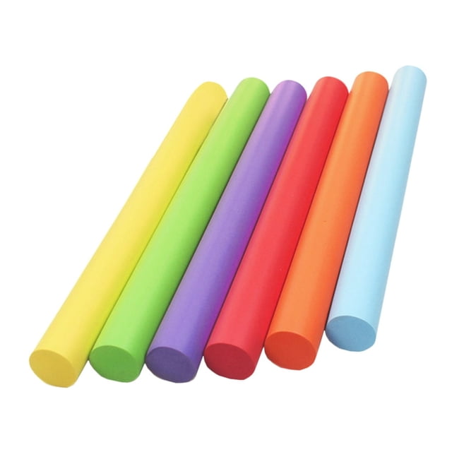 CHUANK 6Pcs Children Supple Sticks Transfer Sticks Track Field Training Sticks Plaything