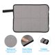 thumbnail image 4 of Almohadilla de Asiento para Exterior Impermeable de 15"x11" de Tela Oxford, Cojín Mini Plegable de Espuma Gris, 4 of 6