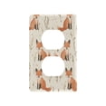 thumbnail image 3 of Switch Panel Switch Decoration 2.76x4.53x0.28 Inches Duplex Outlets Switch Plate Wall Plates Living Room Kitchen Bedroom Study Switches Little Fox Cartoon, 3 of 8