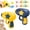 MIX*2-B, variant on Cat Toy Propeller Launcher, Interactive Flying Propeller Cat Toy with Colorful Flying Propellers, Chasing & Hunting Training Toy for Kittens