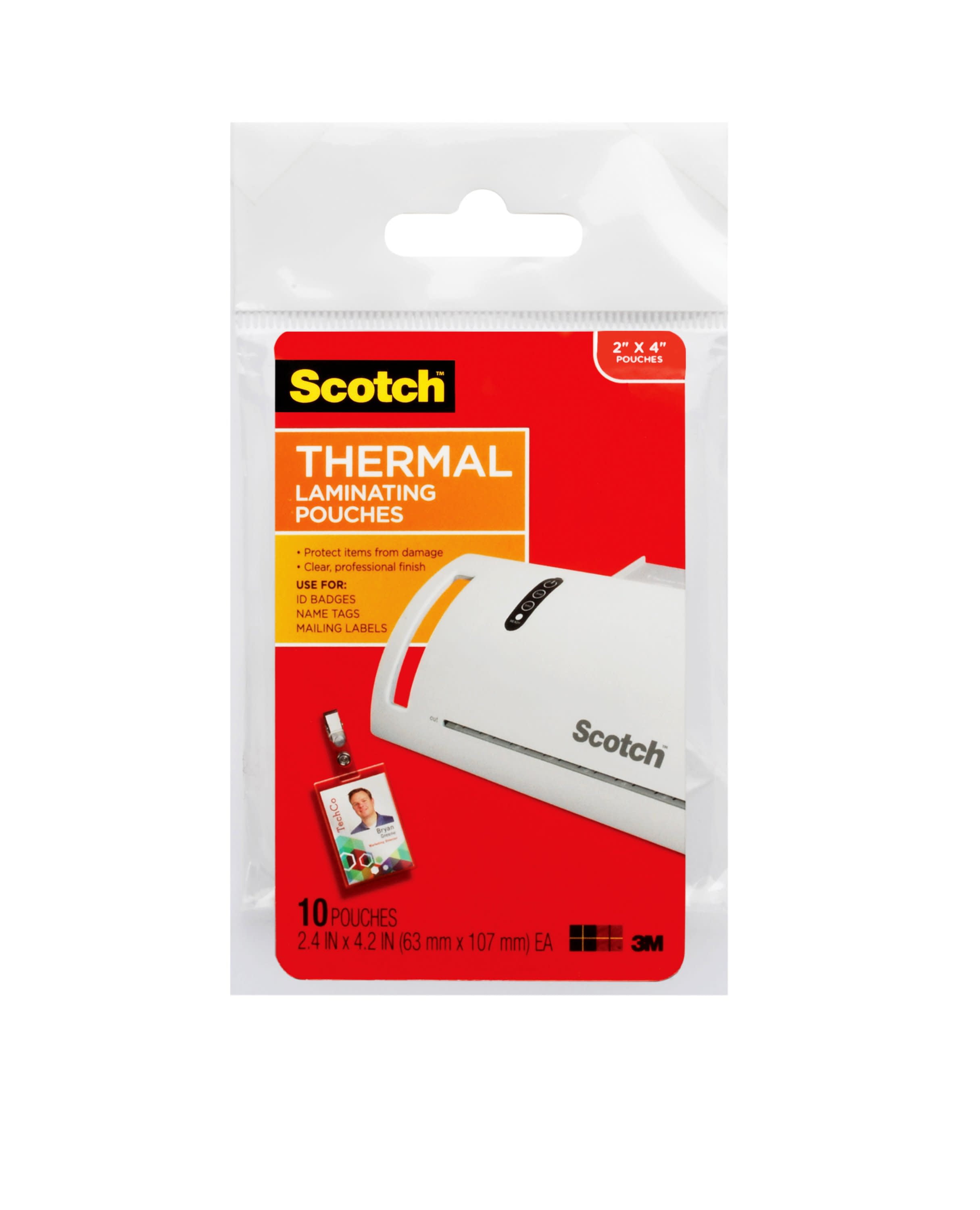 New 3M Corp Scotch Thermal Laminating Pouches 5 x 7-Inches 20-Pouches TP5903-20 