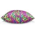 thumbnail image 2 of GZHJMY Colorful Leopard Pillow Cover 20 x 20 Inch, Soft Decorative Cushion Case Square Throw Pillow Cover for Sofa Living Room Couch Home Decor, 2 of 7
