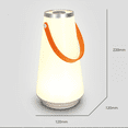 thumbnail image 4 of Lampe de Table Extérieure LED Portable, Lampes de Table Rechargeables Sans Fil Fonctionnant sur Batterie 1500mAh, Patio Portable Tactile Dimmable, 4 of 4