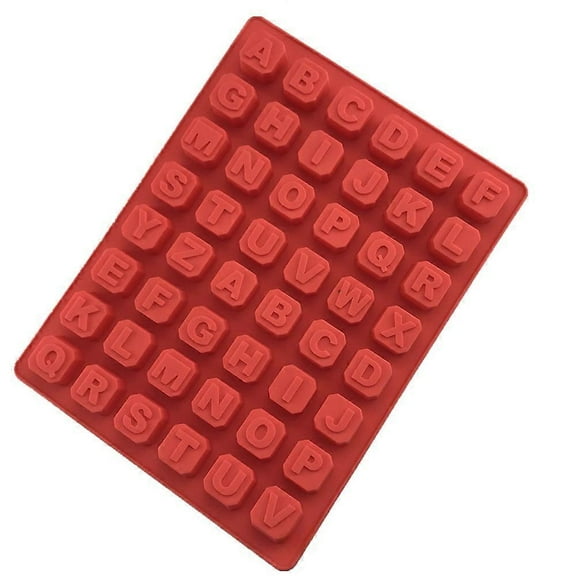 Silicone Mold And Ice Cube Tray In The Form Of English Alphabets And Numbers