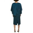 thumbnail image 2 of Halston womens  Tomi Cocktail Dress, 2, Blue, 2 of 3