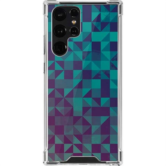 Skinit Geometric Chromatic 01 Galaxy S22 Ultra Clear Case