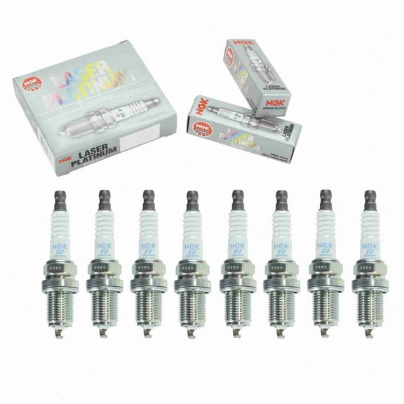 8 pc NGK 5555 Laser Platinum Spark Plugs for 1765237 1N09-18-110 22401-1P116 22401-97E66 22401AA520 3142 3292 41-804 4504 4702 7070 7345 98079-5614H F7DPER IK20TT K6RTPP-11 MD313443 PK20PR-L11