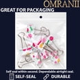 thumbnail image 4 of Reclosable Hang Hole Zip Poly Bags, 2Mil 3" X 4" & 500 Bags | LDPE Material, Clear Plastic with Resealable Lock Seal Zipper | Resealable Zip Top Lock For Travel, Storage, Packaging & Shipping, 4 of 7