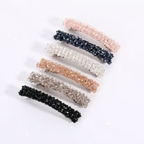 Designice 6PCS Hair Clips for Women,Girls Crystal Rhinestone Hair Barrettes,Trendy Fish Line Design Hair Clips for Styling