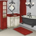 thumbnail image 2 of Medley, Elizabeth 12x12 White Modern Wood Framed Museum Art Print Titled - Red Bath Square I, 2 of 4