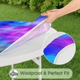 thumbnail image 5 of Colorful Tie Dye Pattern Round Fitted Tablecloth with Elastic Edge,Dining Table Cover Waterproof,Outdoor Round Tablecloth for Camping,Dining,Indoor and Outdoor, 5 of 7