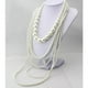 thumbnail image 1 of Collar de perlas, moda coreana, joyería retro europea americana, collar largo multicapa, cadena de lana para mujer, 1 of 3