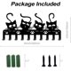thumbnail image 4 of Ganchos de pared con forma de gato negro, llaveros, ganchos decorativos, perchero de hierro, gancho de pared con 10 ganchos para llaves, sombreros y ganchos de metal., 4 of 7