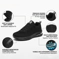 thumbnail image 4 of REABO Men's Tennis Running Shoes, Lightweight Arch Support Athletic Sneakers, 4 of 8