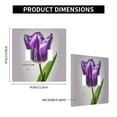 thumbnail image 2 of Purple Tulip (3) (2) Switch Cover Decorative Wall Plate, 2 of 5