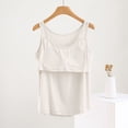 thumbnail image 4 of aidice Cotton Tank Tops for Women with Built in Bra Sleeveless Crew Neck Summer Casual Lounge Sleep Wear Tops, 4 of 7