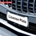 thumbnail image 4 of 2Packs License Plate Frames with Futuristic Sci-Fi Human Pattern Design Includes Screws & Caps Full Accessories Included Size 6. 3x12. 2inch(16x31cm), 4 of 8